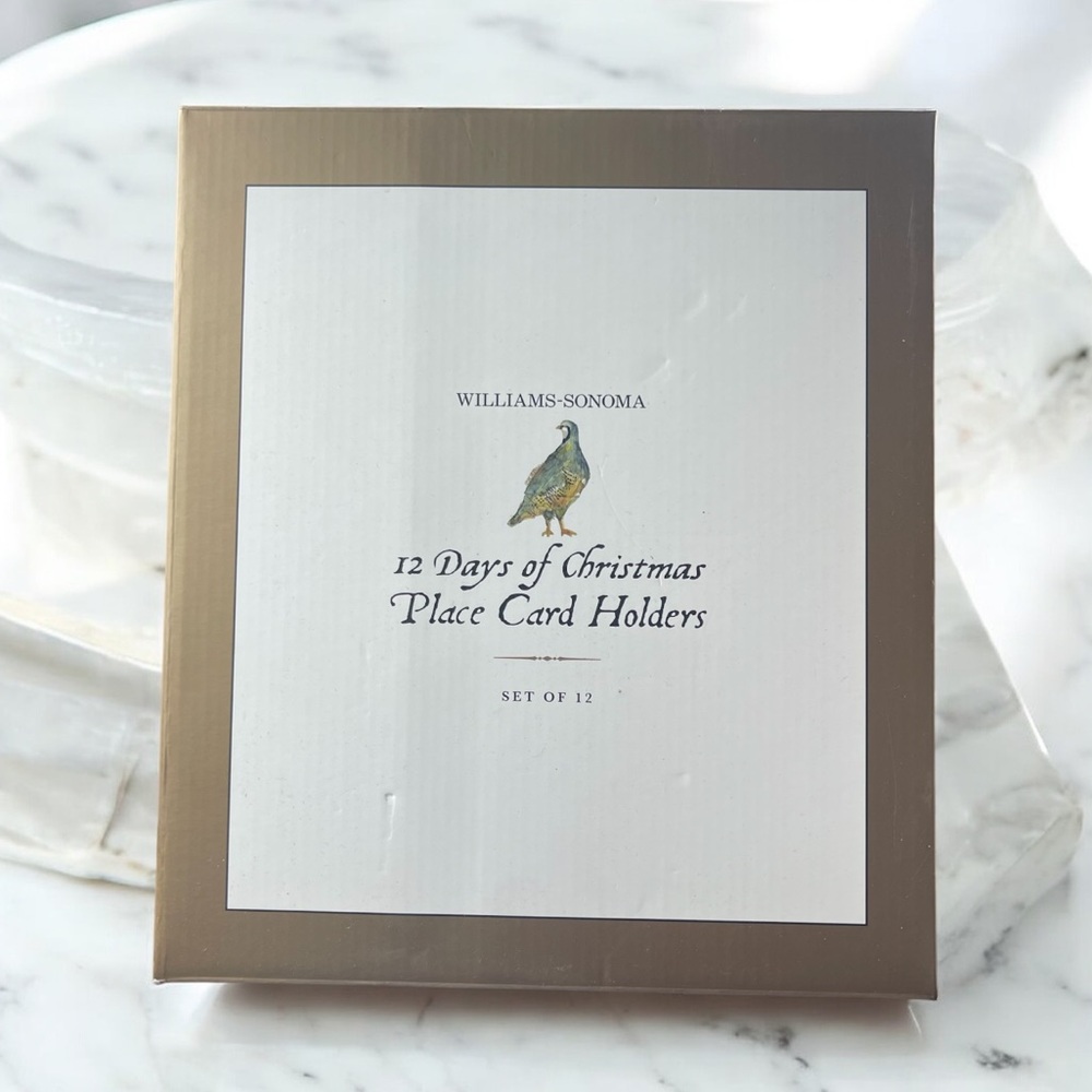 Williams-Sonoma 12 Days of Christmas Place Card Holders